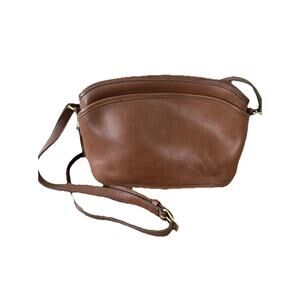 Vintage Coach Crossbody Bag Cognac Brown Womens Leather Shoulder Purse 9976 90s